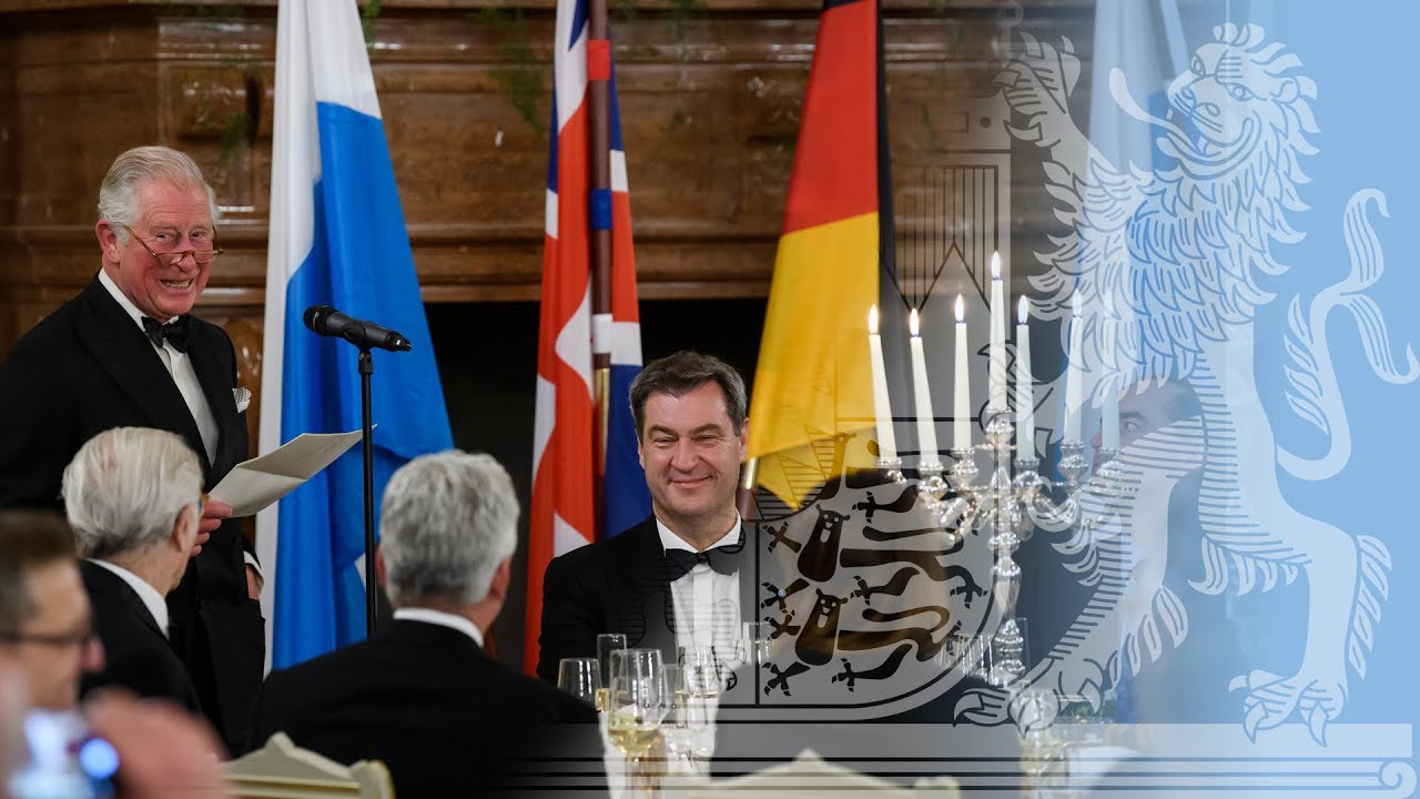 Staatsbankett anlässlich des Besuchs von Prinz Charles und Herzogin Camilla - Bayern