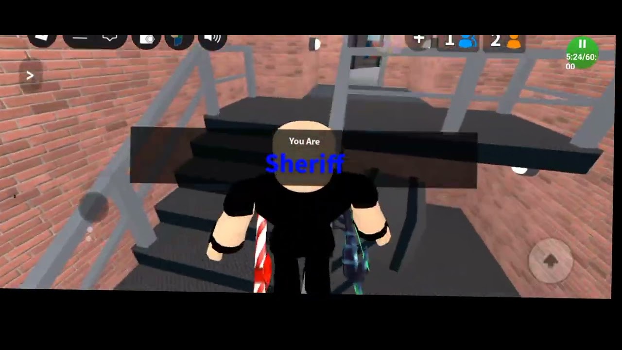 1v1ling my friend again in mm2