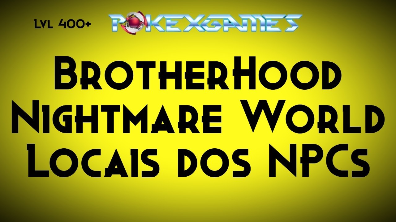PXG BH da NW Localizações dos NPCs