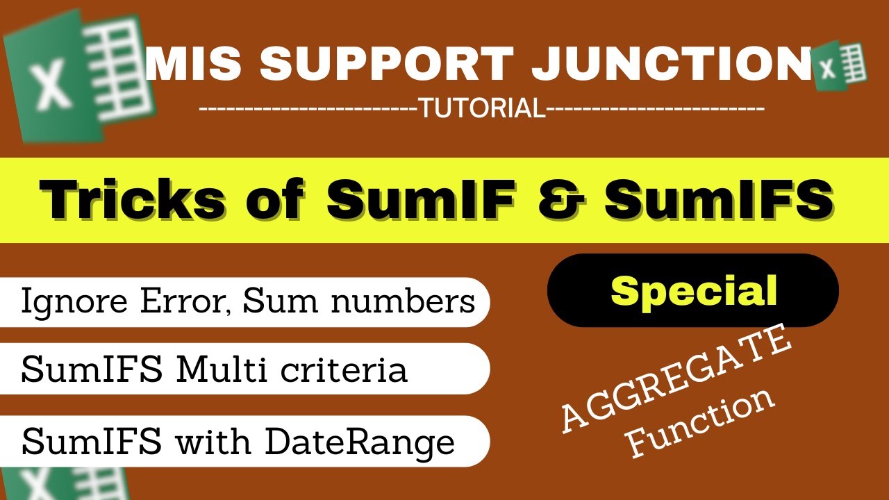 How to use SUMIF & SUMIFS in Excel with Multiple Criteria for Powerful data Analysis