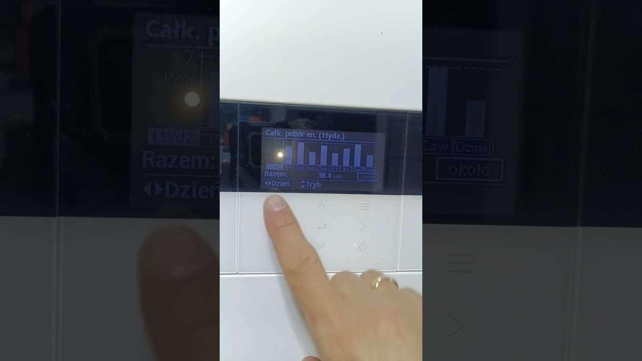 Zużycia i produkcja energii pompa ciepła Panasonic serii L 7 kW