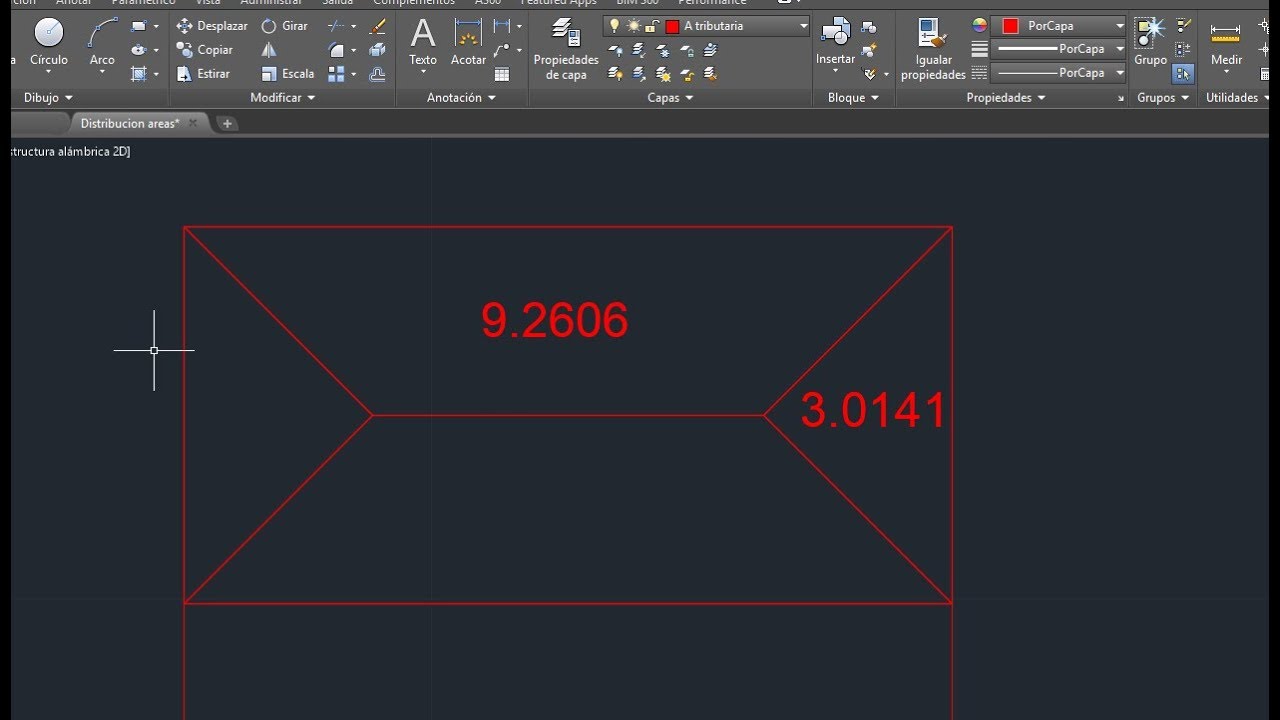&Aacute;reas tributarias con autocad (f&aacute;cil y rapido)