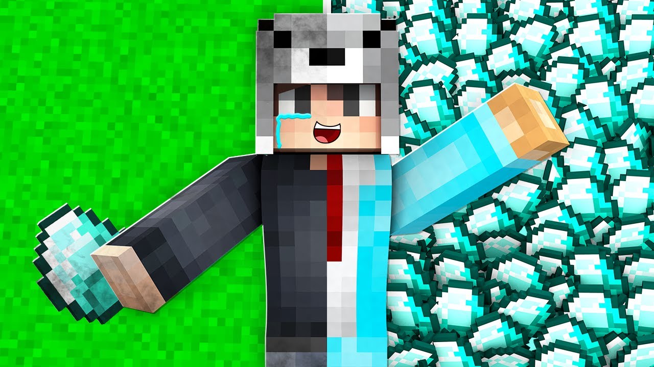 MİNECRAFT AMA 1,000,000 ELMASIM VAR 😱