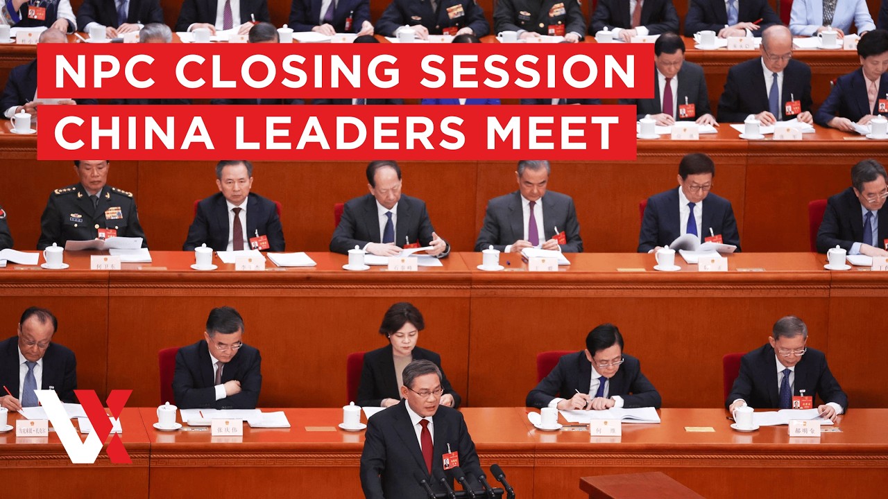 LIVE | Closing Ceremony of China’s NPC Takes Place in Beijing, Top Delegates Gather | VERTEX