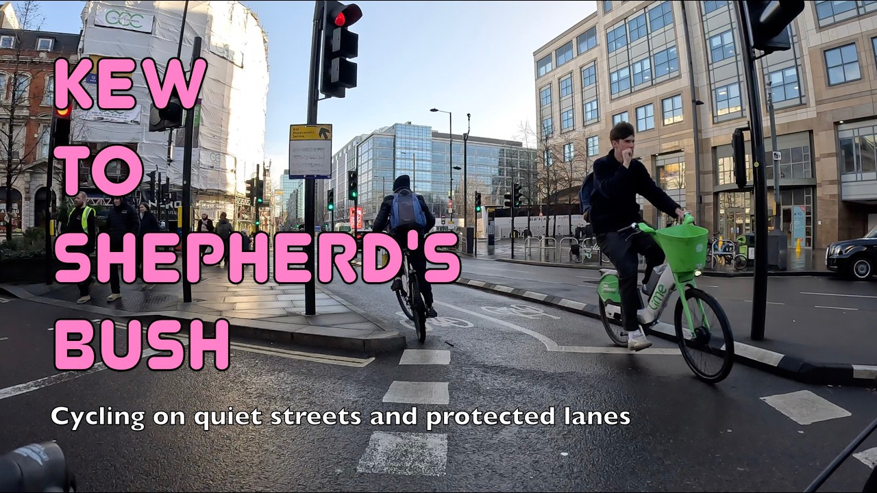 🚲 The best way to cycle from Kew to Shepherd's Bush without traffic