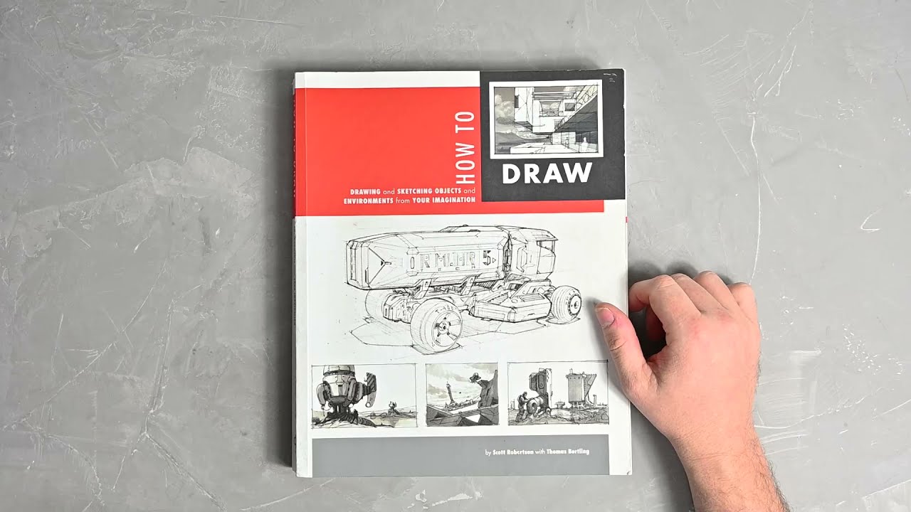 Analisando Livros - How to Draw - Design Studio Press - Scott Robertson