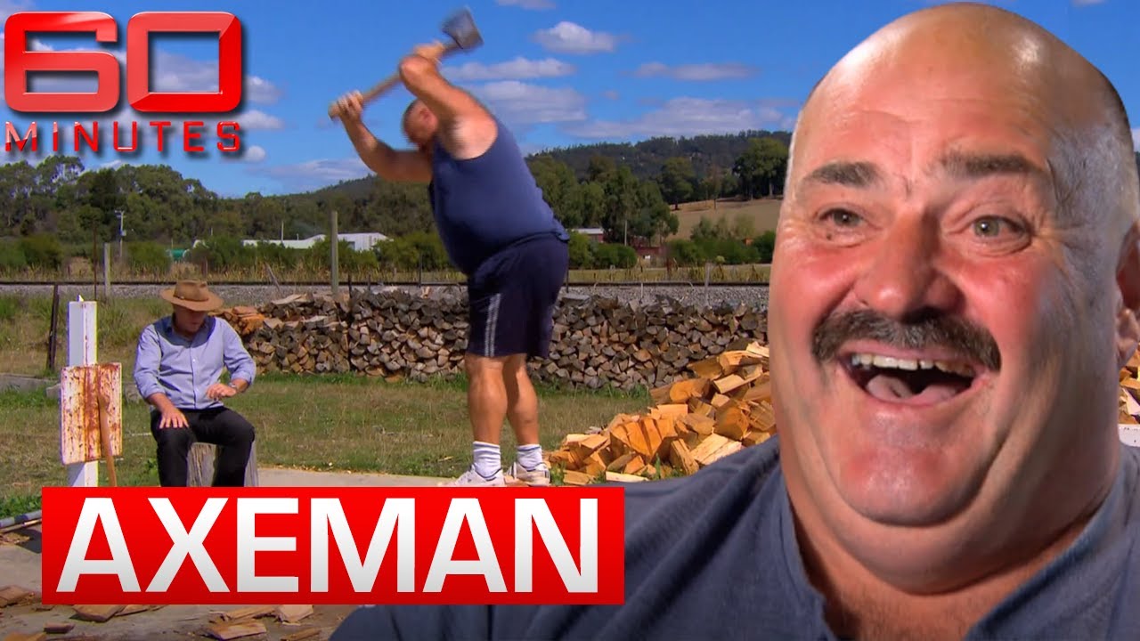 Champion Axeman David Foster shows he’s a big bloke with an even bigger heart | 60 Minutes Australia