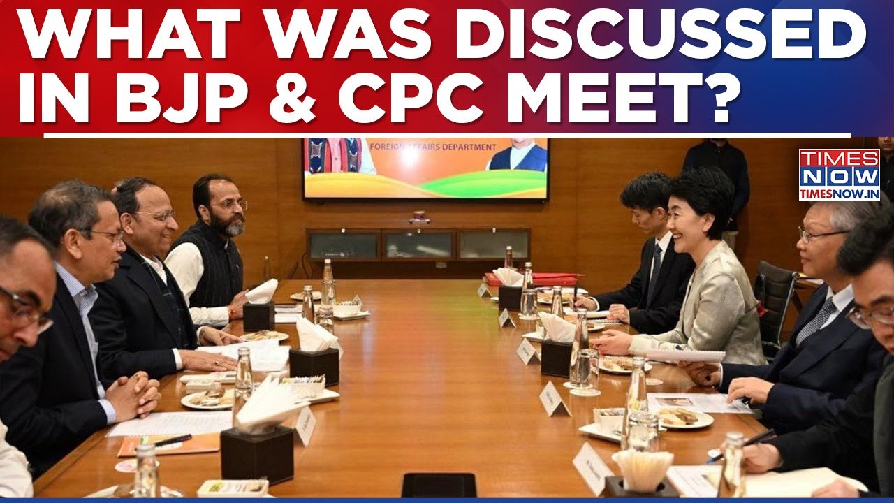 BJP Holds Meet With Commnunist Party Of China, What Was Discussed In First Meet After Glawan Clash?