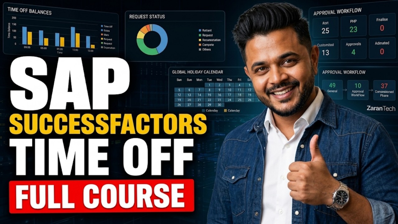 SAP SuccessFactors Time Off Full Course | ZaranTech