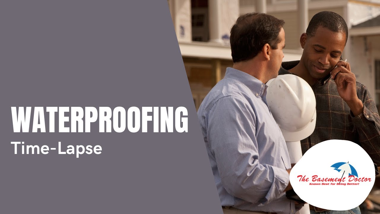 Basement Waterproofing Time-lapse