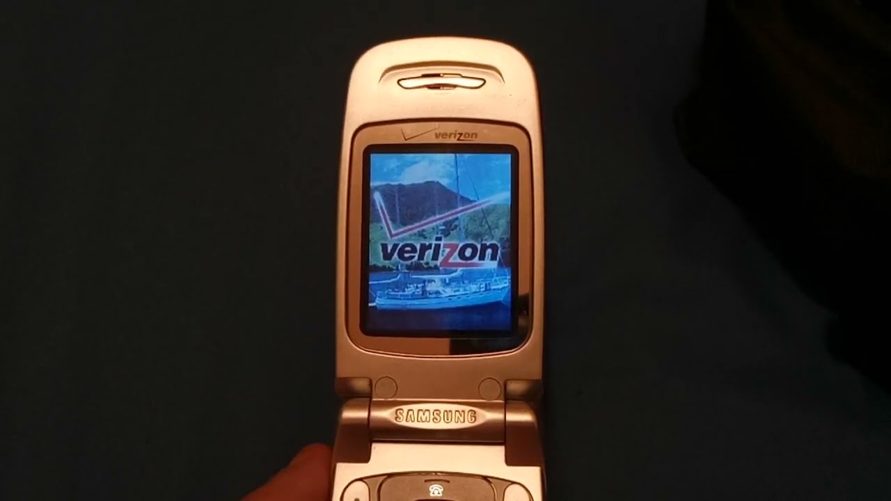 Samsung SCH-A530 - Startup and Shutdown, all three animations