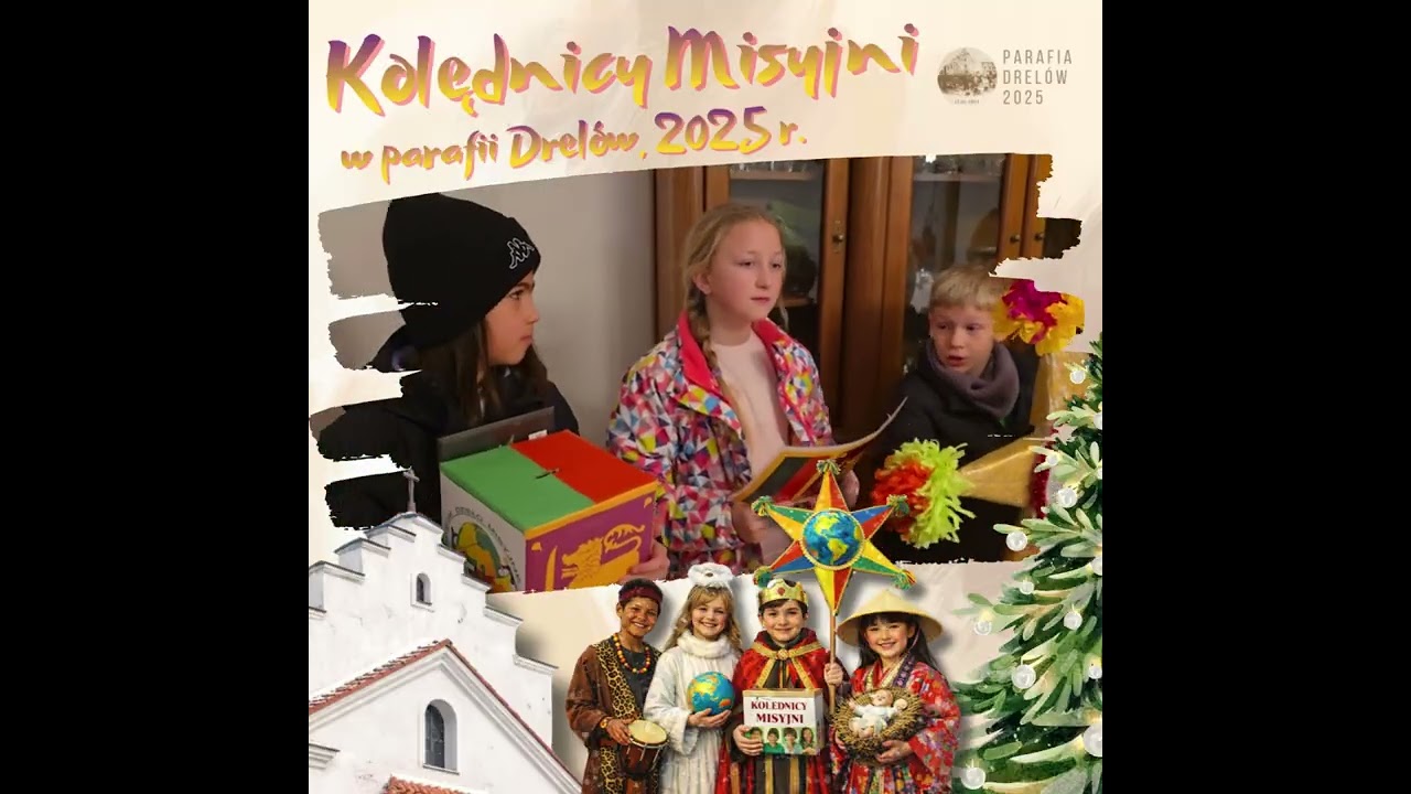 Kolędnicy misyjni z parafii Drelów