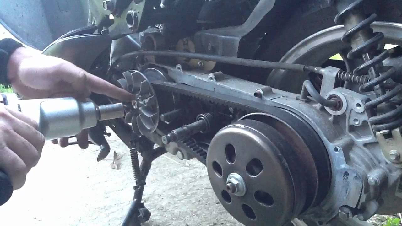 How a GY6 Variator and Drive Belt Works