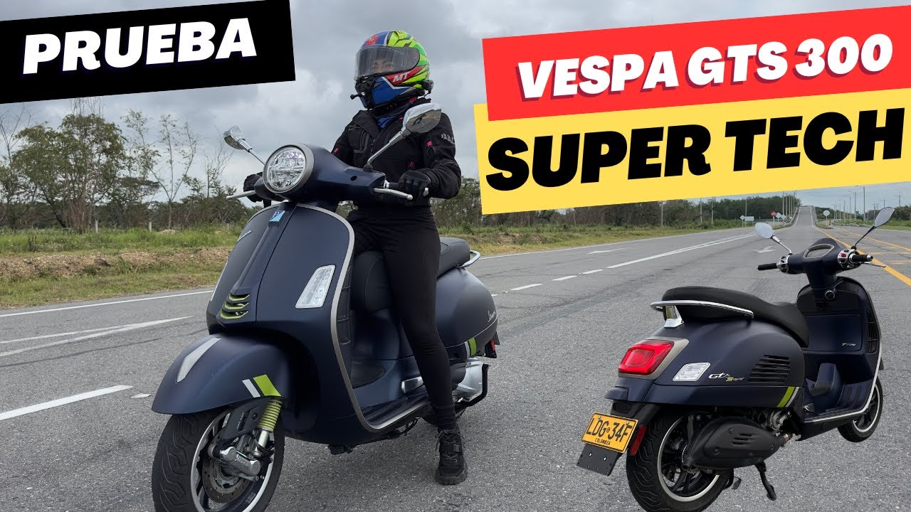 😲💥 PRUEBA Vespa GTS 300 Super Tech. ¿Un SCOOTER de 30.990.000? La MÁS TOP de la LÍNEA