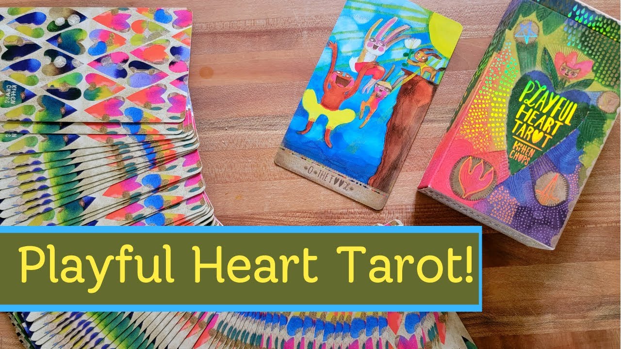 Playful Heart Tarot by Kittenchops | Flip Through | First Impressions ✨Learn Tarot card reading