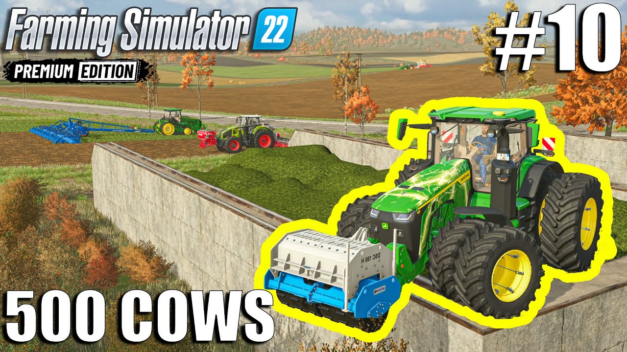 COMPACTING 1.000.000l of SILAGE and Planting NEW CROPS | 500 COWS - Zielonka | FS 22 PREMIUM EDITION