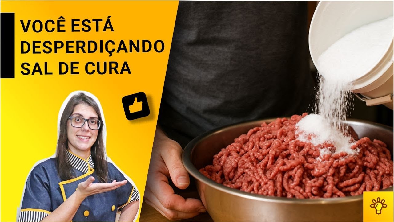 PARE DE DESPERDIÇAR SAL DE CURA NA LINGUIÇA / CHARCUTARIA