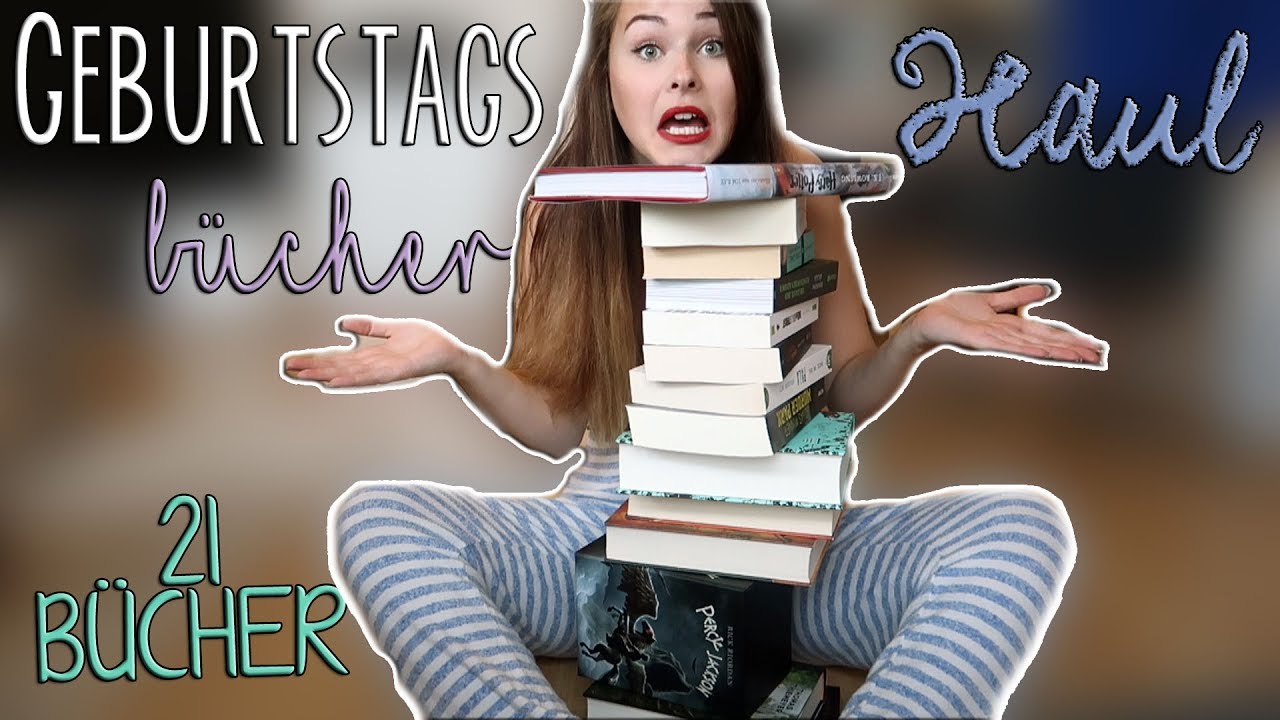 XXL Bücher Haul - Geburtstagsgeschenke 2017 | ninaslife