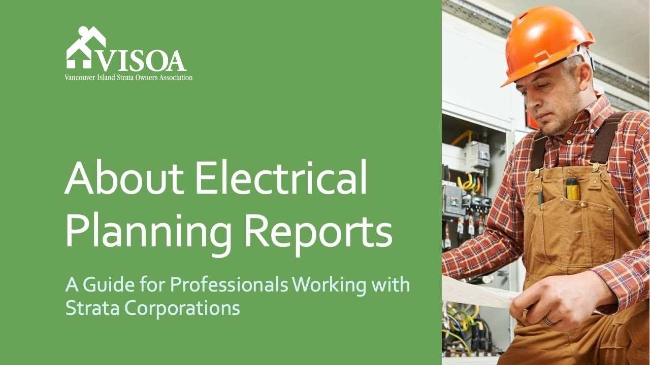 Electrical Planning Reports - A Guide for Professionals Working with BC Strata Corporations