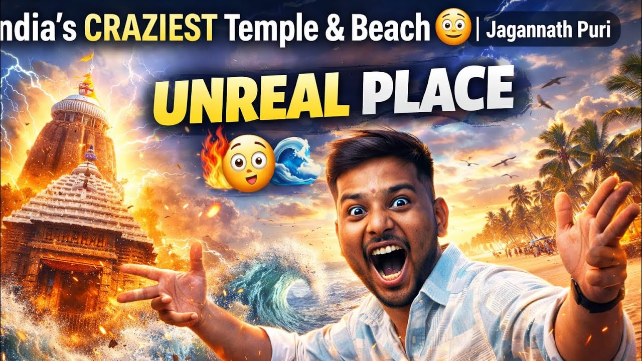 India’s CRAZIEST Temple & Beach 😳 | Jagannath Puri🚩 #like #share #comments #trending #subscribe 