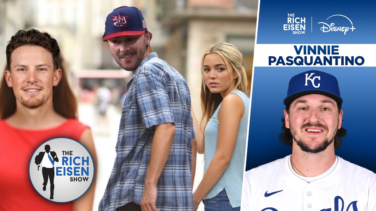 Royals 1B Vinnie Pasquantino Weighs In on the Skenes/Witt Viral Moment | The Rich Eisen Show