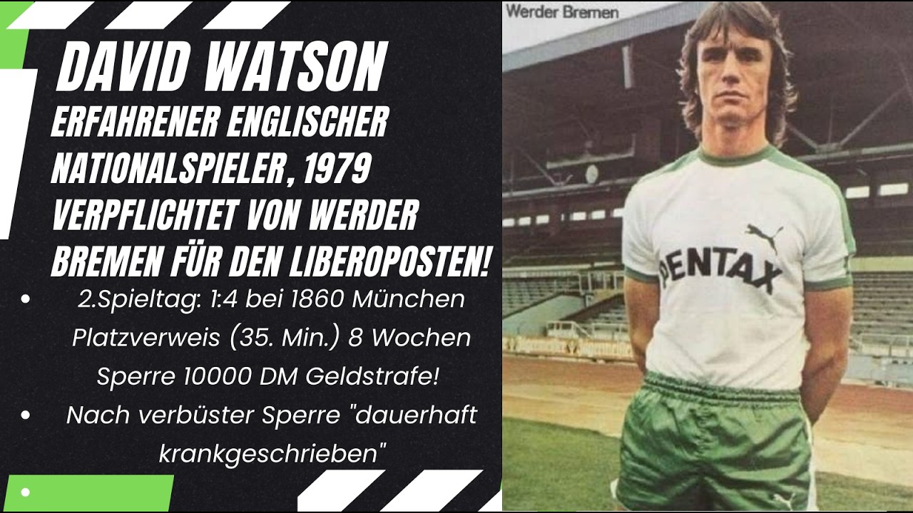 Die Geschichte des Skandal Spielers David Watson & was er mit dem Abstieg 1980 zu tun hatte