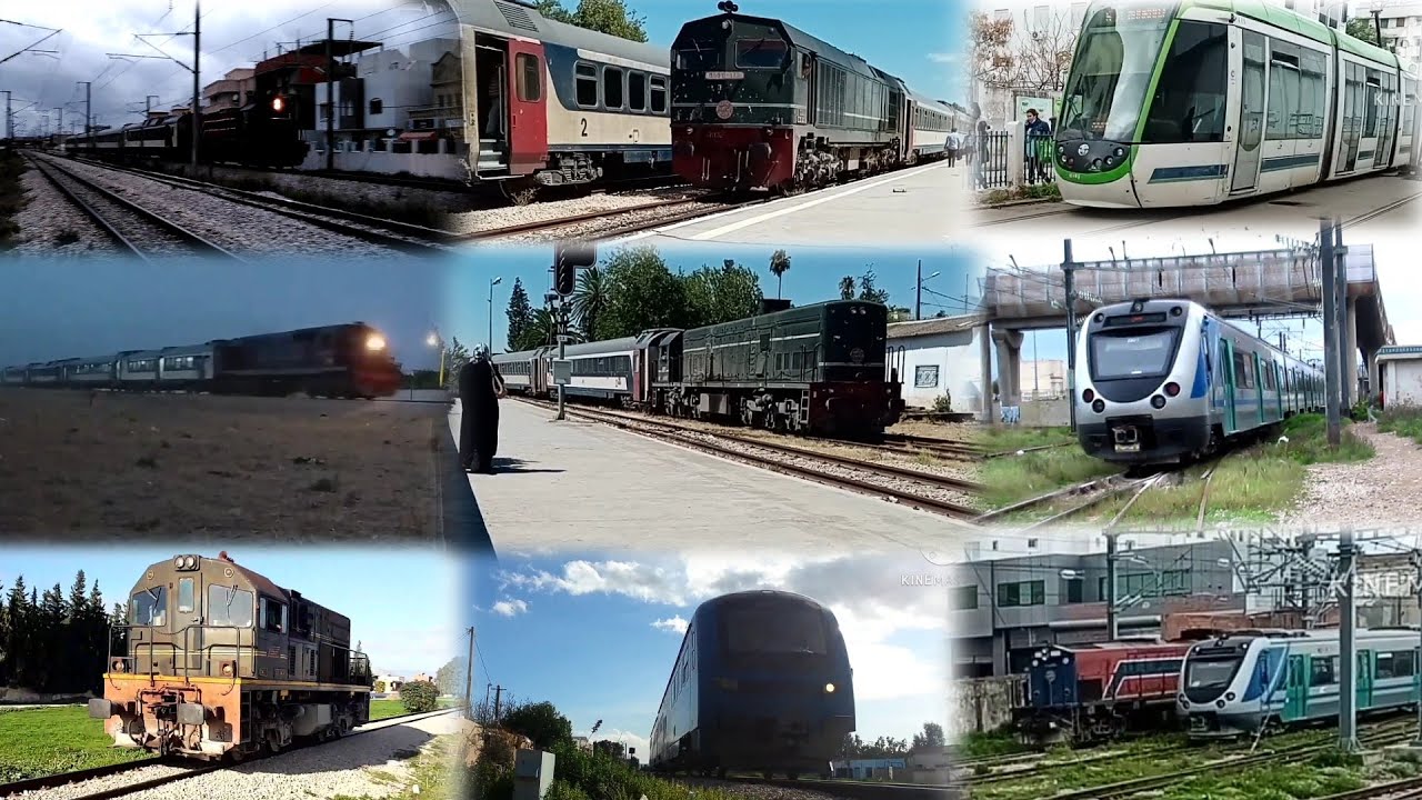 TRAINS TUNISIE 4🇹🇳 قطارات تونس 🚆SPÉCIAL BONNE NOUVELLE ANNÉE 2021 🚆