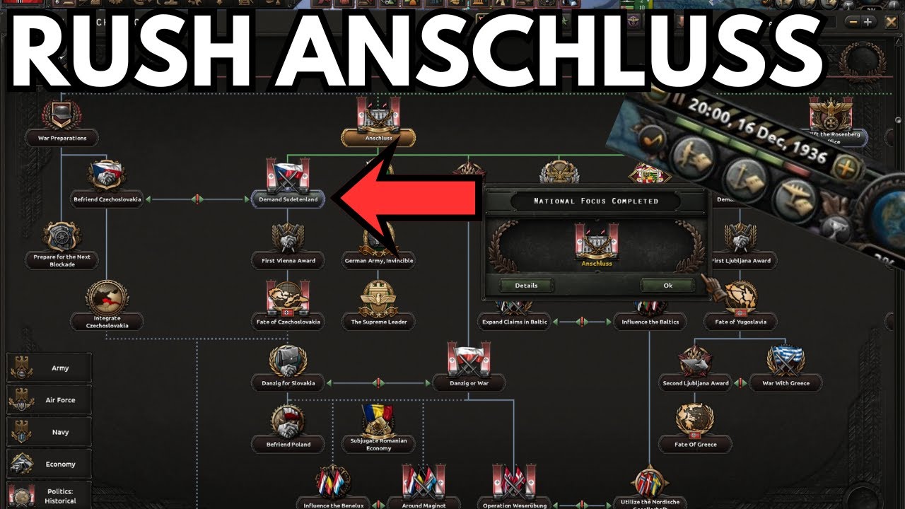 Руководство по HoI4 — Как эффективно ускорить аншлюс
