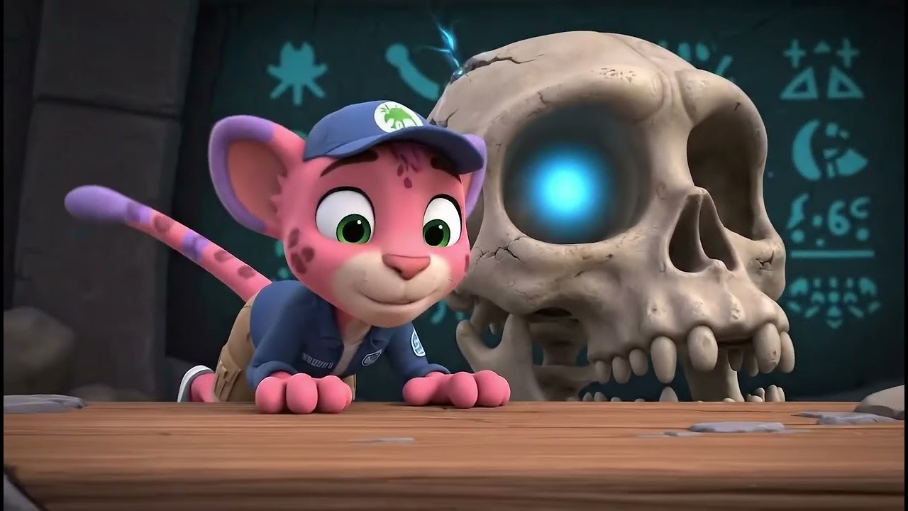 🦊💗 Pink Leopard Fox Becomes a Security Guard! | Funny Animal Story for Kids 🐾