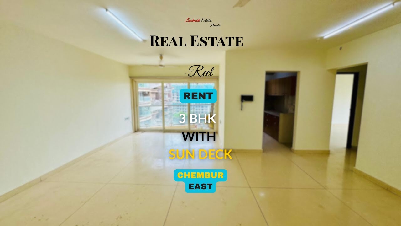 Luxurious 3 BHK Apartment On Rent Chembur East | Mumbai Property Tour