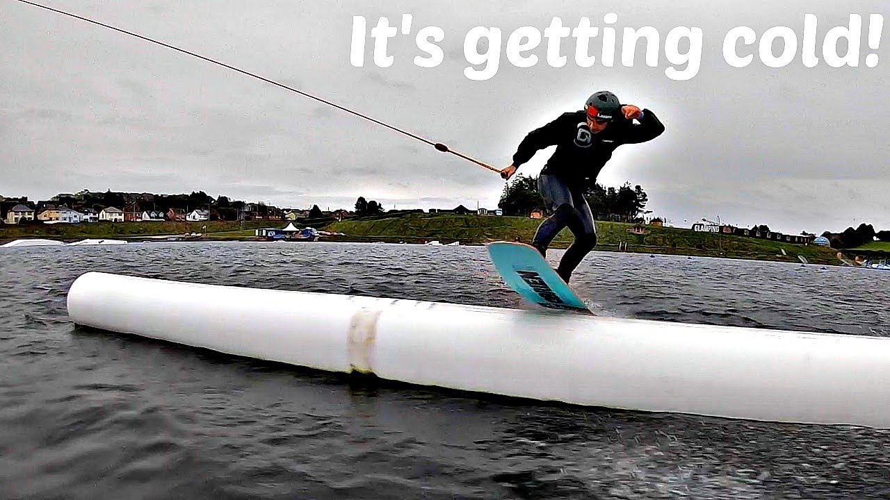 Wakeboarding in the Winter