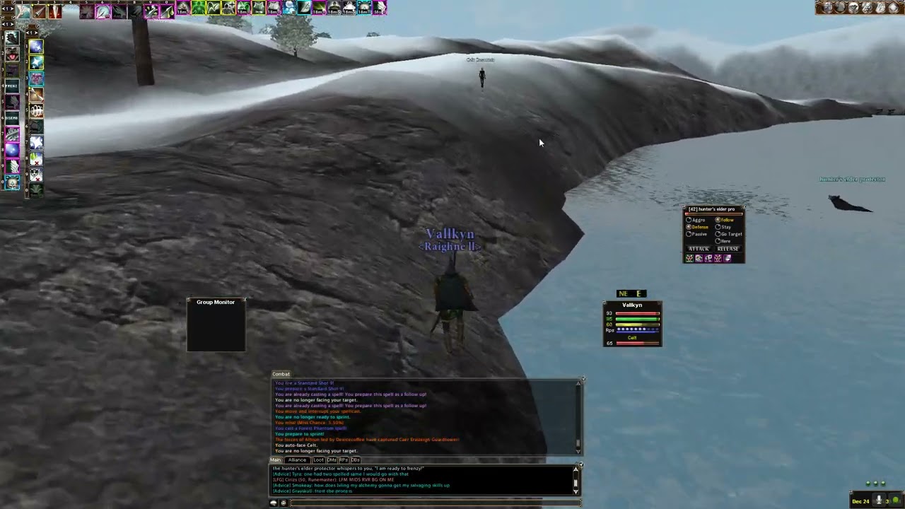 DAOC Eden Season 2 Hunter 1v1 nooby stuff