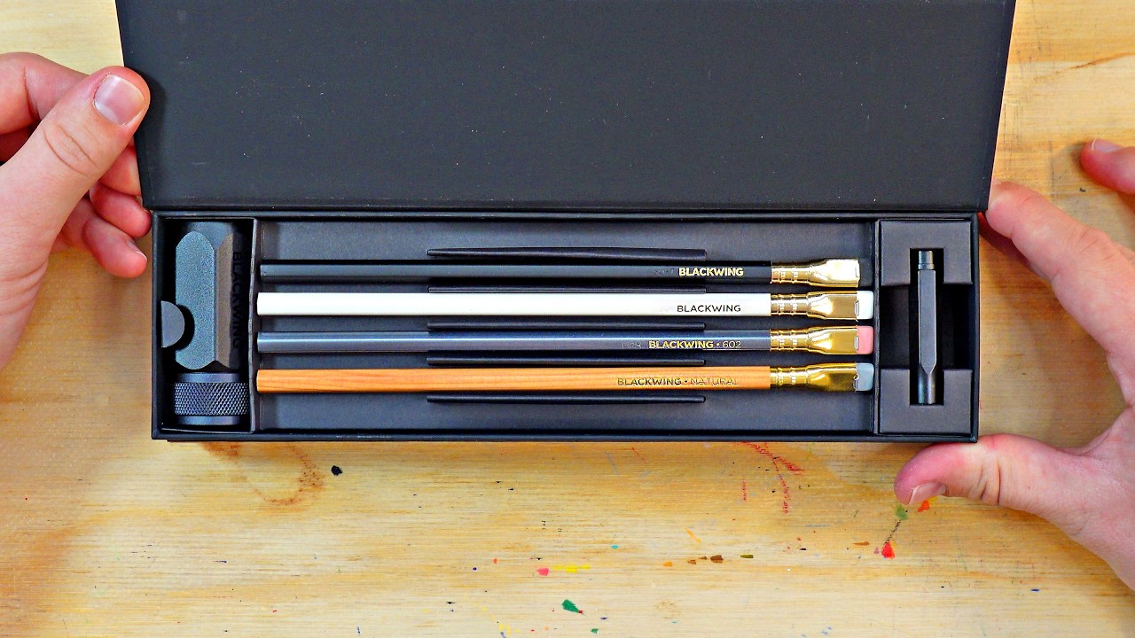 Обзор и первое знакомство с набором карандашей Blackwing Pencil Essentials!