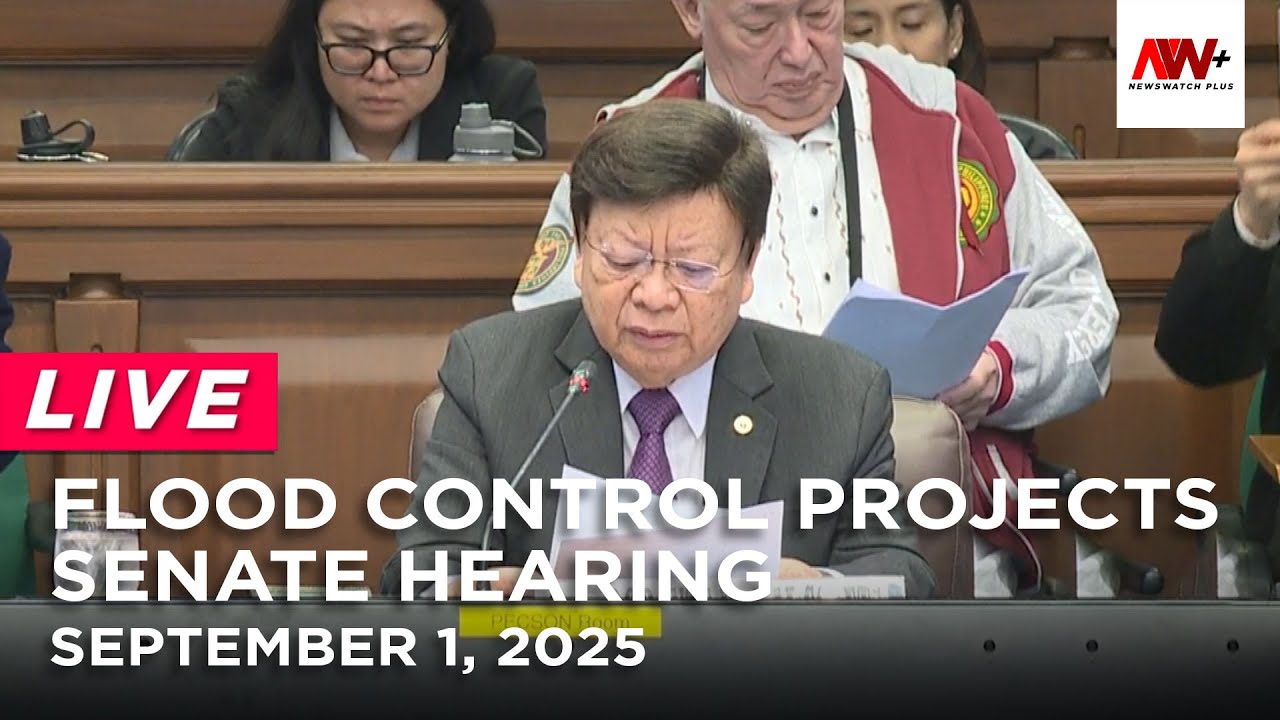 Flood Control Projects iniimbestigahan ng Senado | NewsWatch Live