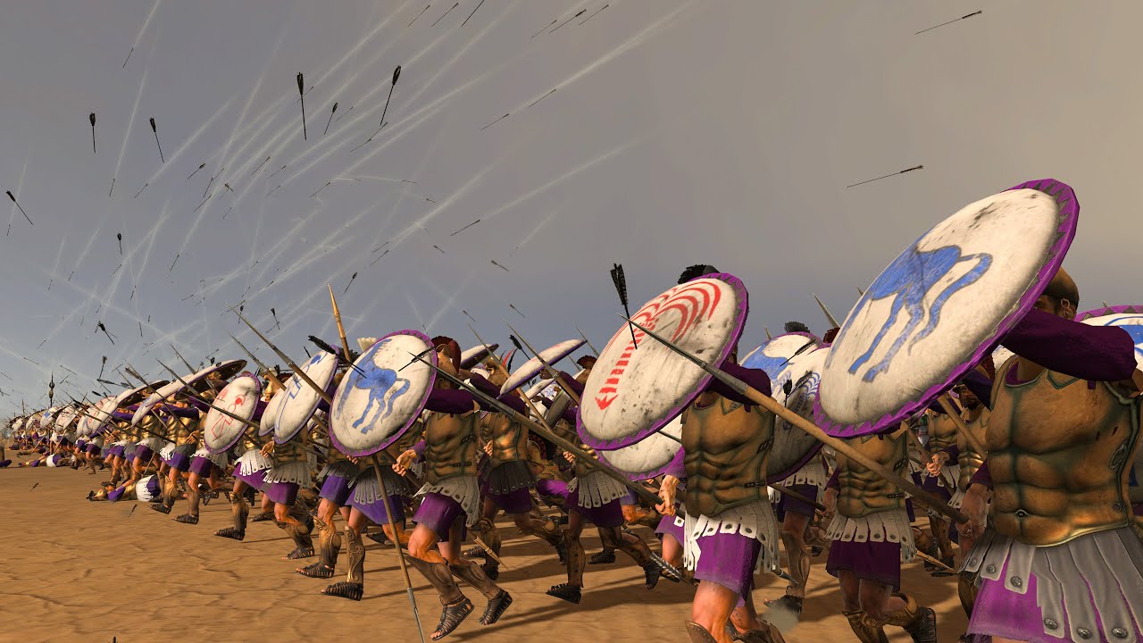 CARTHAGE UNITS vs ARROW RAIN - Total War ROME 2