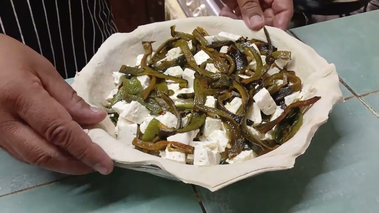 PAY DE QUESO CON RAJAS - LA COCINA DEL ABUELO!!