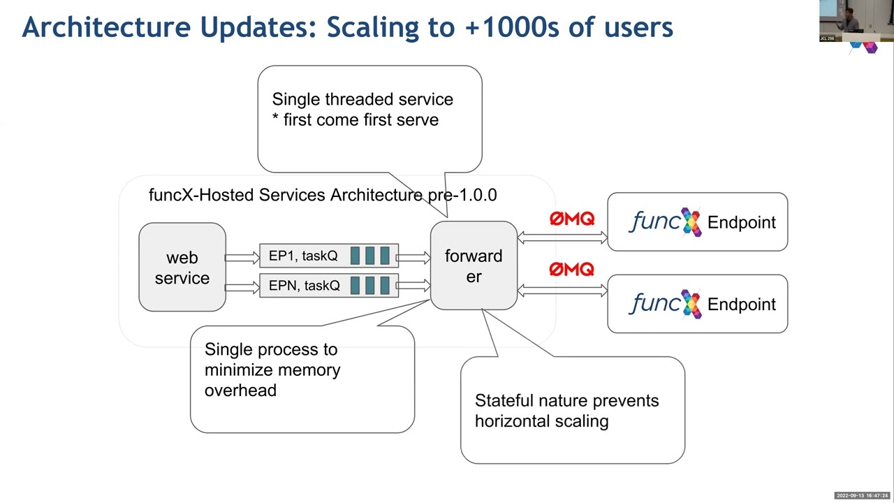 funcX architecture update