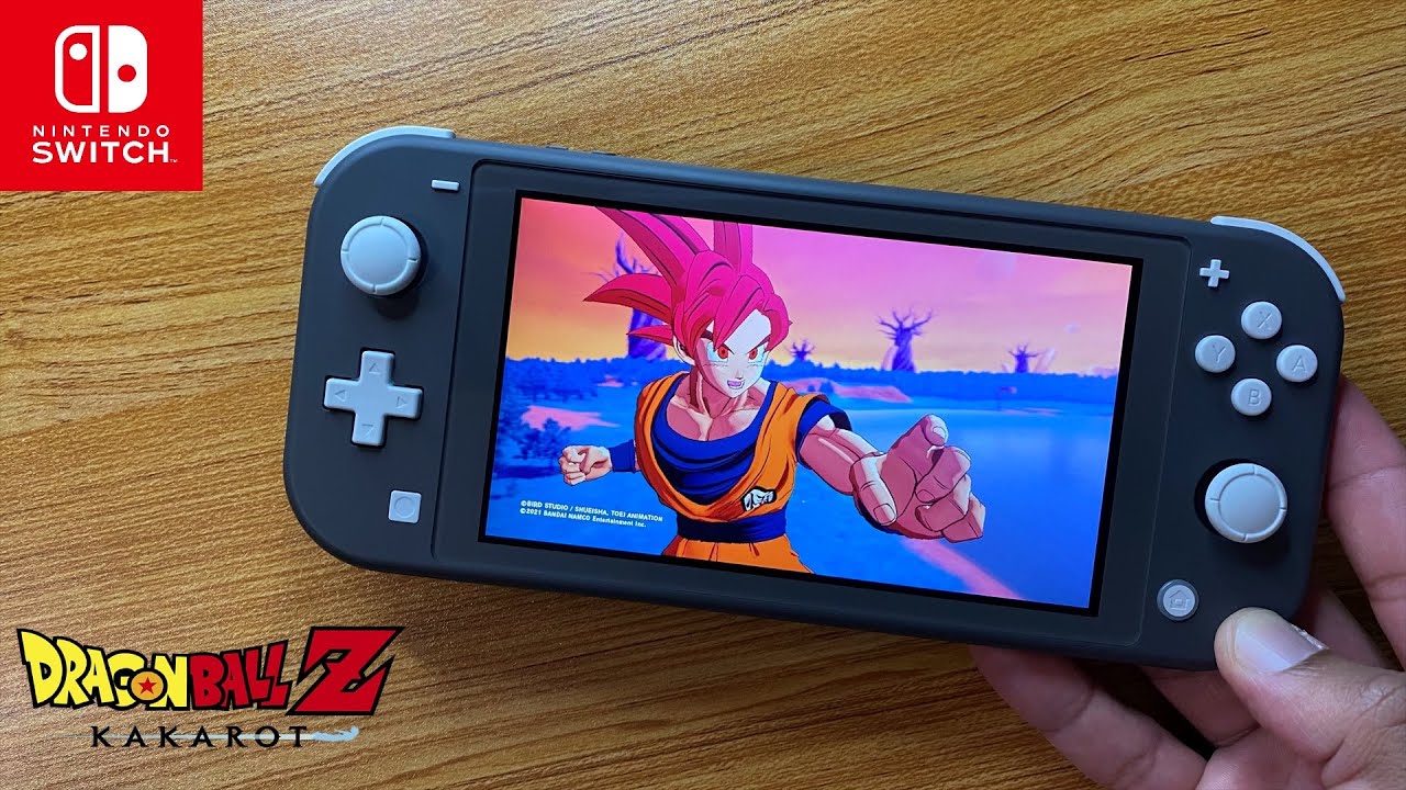 Dragon Ball Z: Kakarot DLC - Goku SSJ God vs Beerus Nintendo Switch Lite Gameplay
