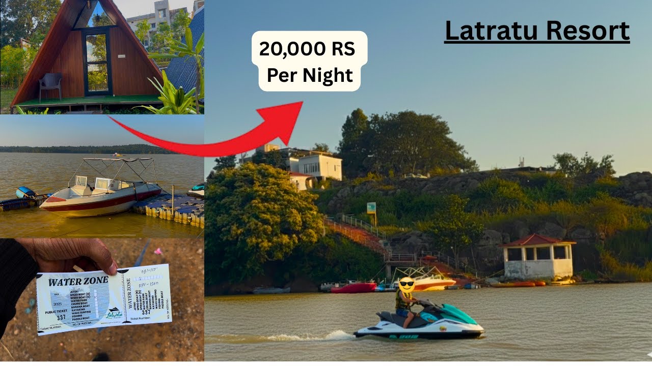 Utopia Latratu Nature Resort | 20,000 Rs Per night | Beautiful Sunset | Boating Price