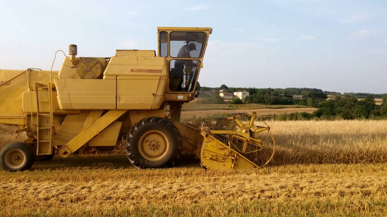 Żniwa 2016 jęczmień jary New Holland 1540