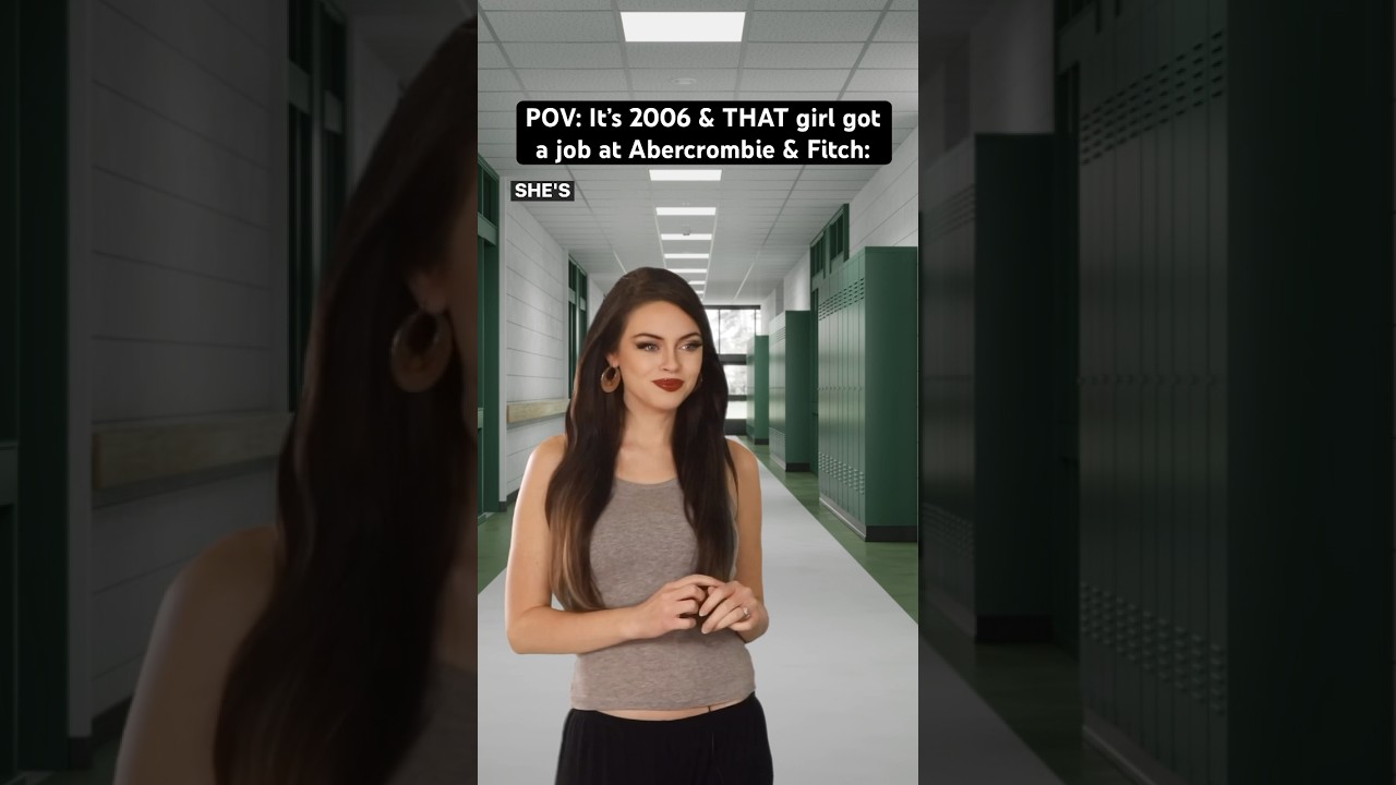 That girl who thinks she&rsquo;s an Abercrombie & Fitch &ldquo;model&rdquo; because of a mall job #early2000s #2000s