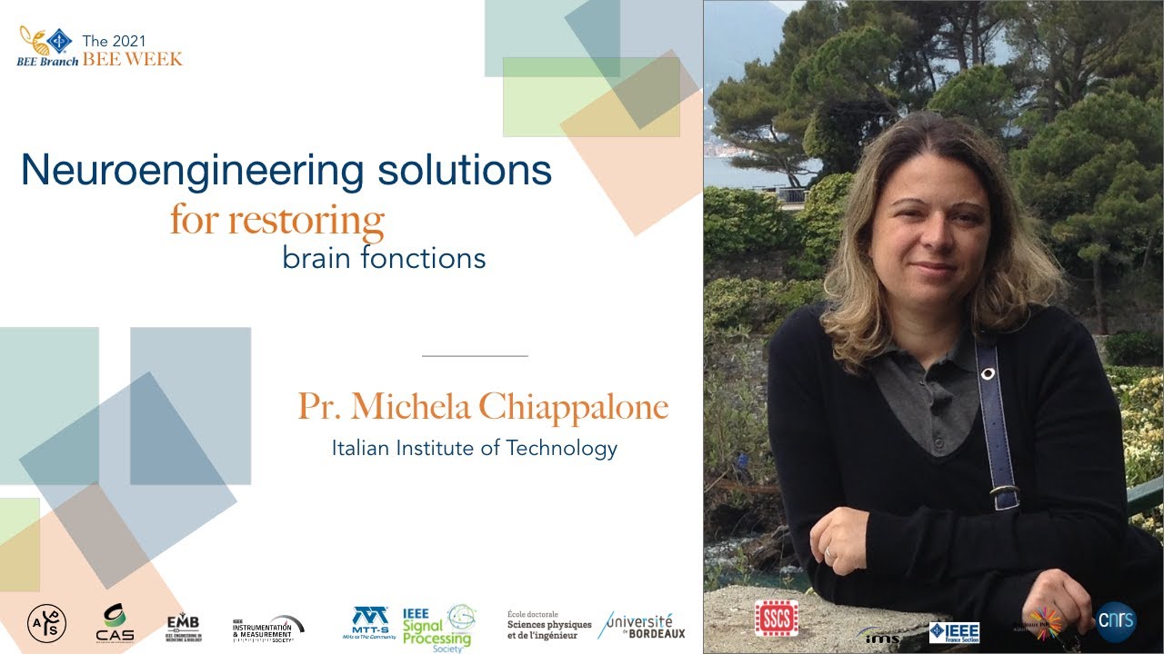 Neuroengineering solutions for restoring brain fonctions, Pr. Michela Chiappalone