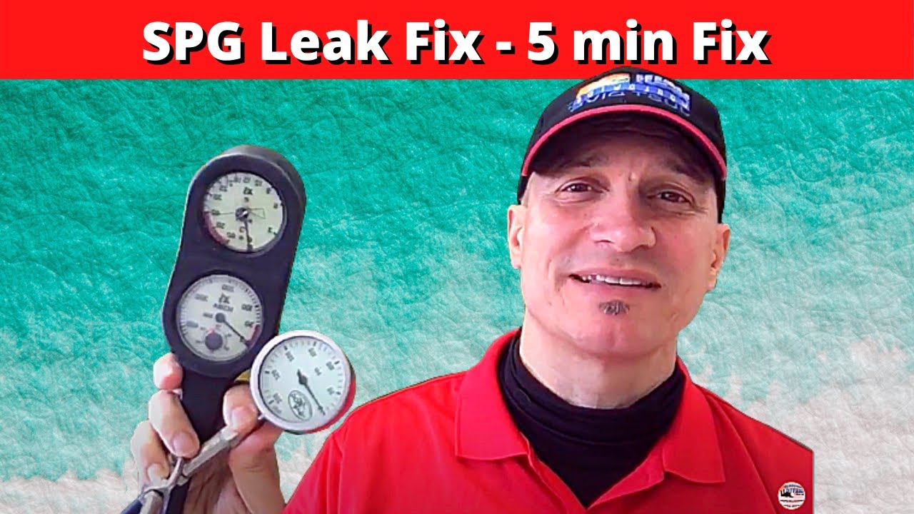 SPG Leak Fix - 5 min Fix