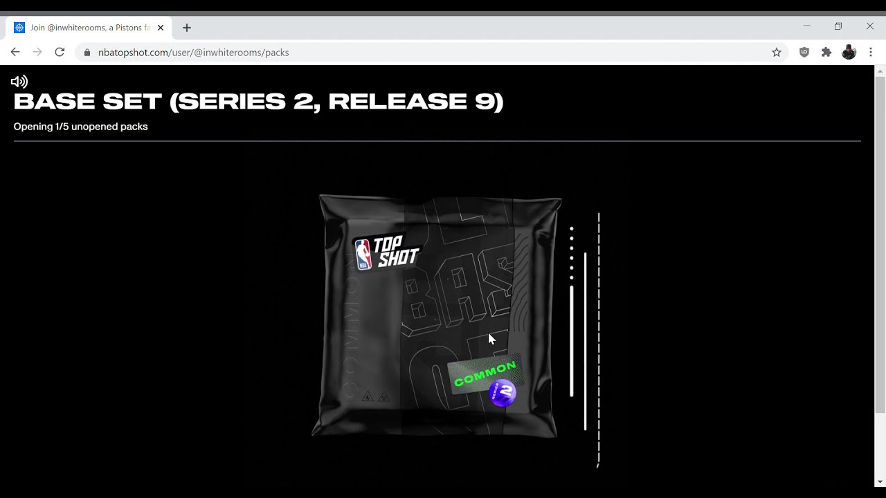 CRAZY PULL -- NBA Top Shot pack opening (Series 2 Base)