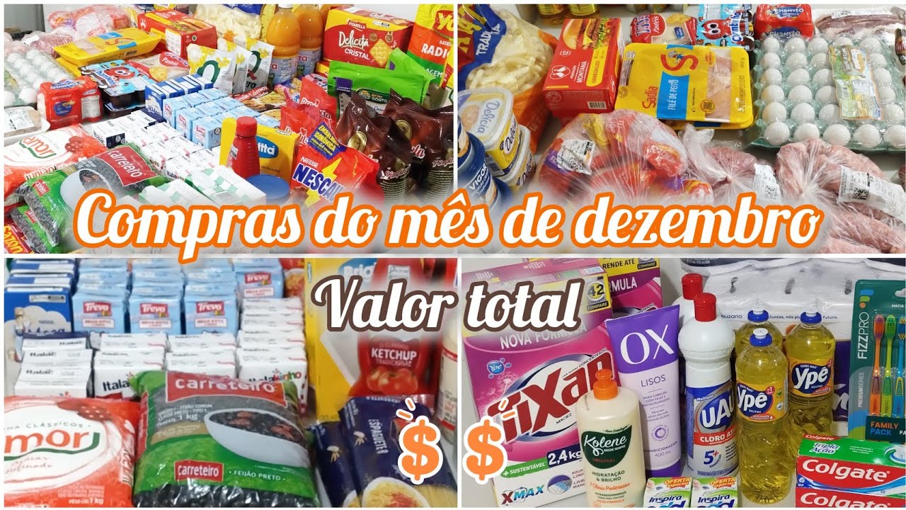 COMPRAS DO MÊS  GUANABARA/ VALOR TOTAL/ O QUE COMPREI