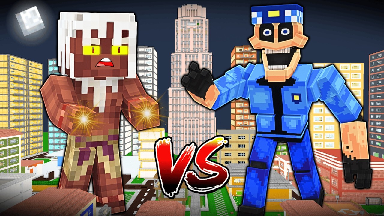H&Uuml;SAMETTİN VS CANAVAR KEREM KOMİSER! 😱 - Minecraft