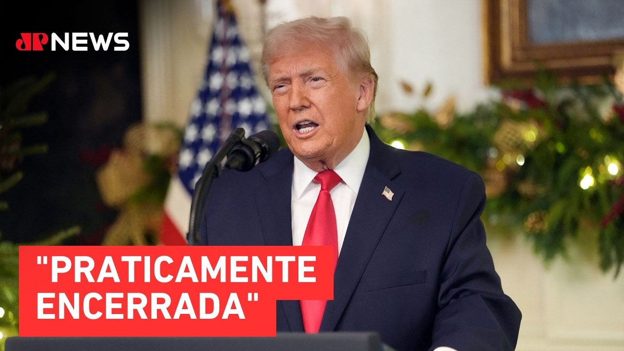 Petróleo despenca após Trump declarar fim das operações no Irã