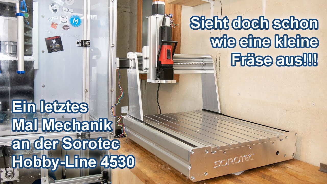 Schon fast fertig! Ein letztes Mal Mechanik an der Sorotec Hobby-Line 4530