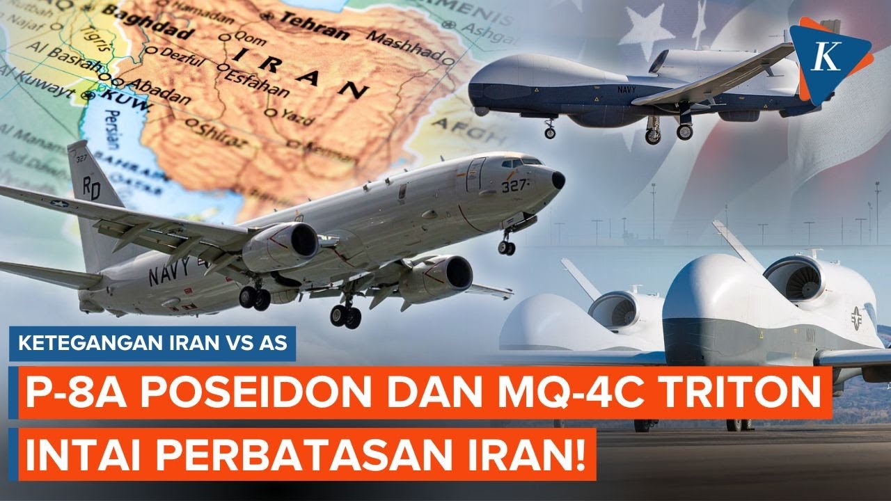 2 Pesawat Mata-mata AS Pengintai Iran Panaskan Kawasan Timur Tengah