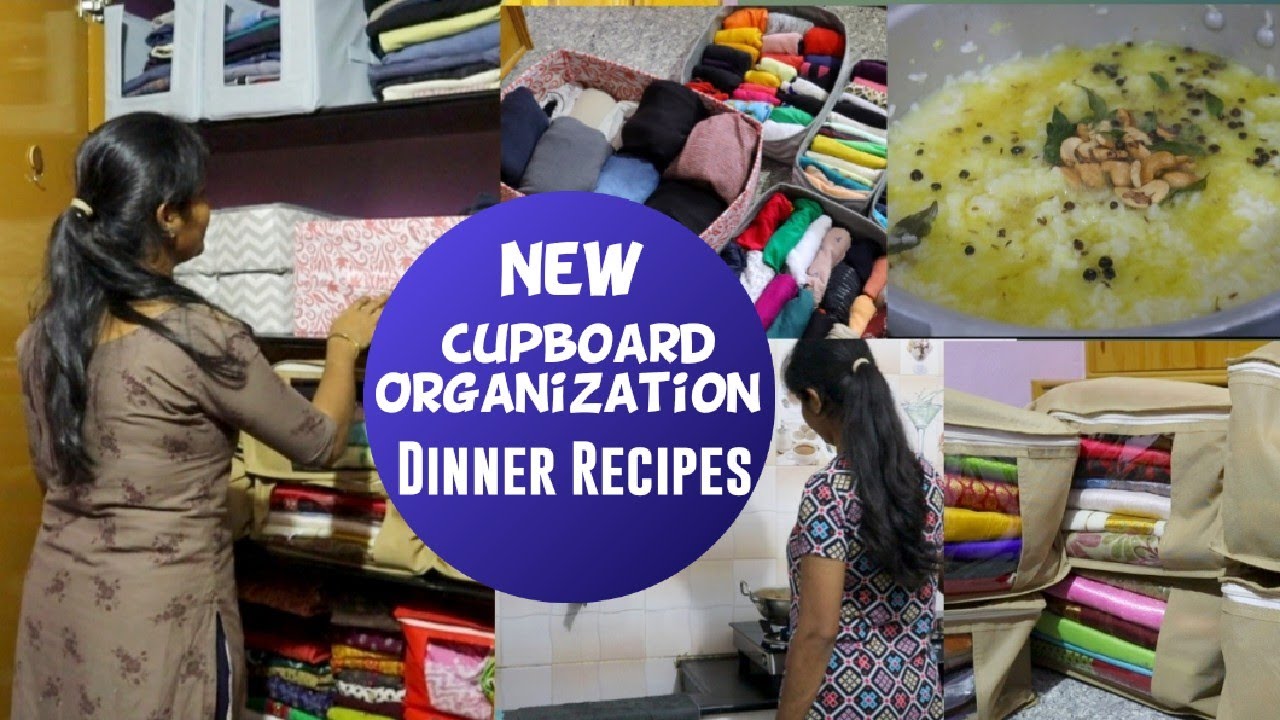 சிந்தாமணி சிக்கன் & வெண் பொங்கல் |New cupboard Organization & Makeover !!! | New cupboard for house